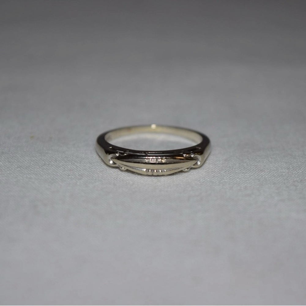 14k white gold ring - Picture 8 of 8